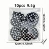 oly-12516f12dbc8018b1bb4cadc5fc65b4b Wholesale 36pcs Checkerboard Number Letter Iron-on Patches for DIY Clothing Bag Decorative Accent