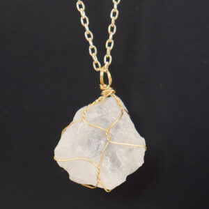 Gold White Crystal / pure natural