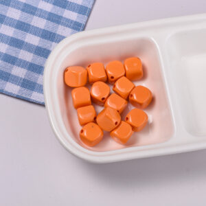 Orange prismatic inclined hole square
