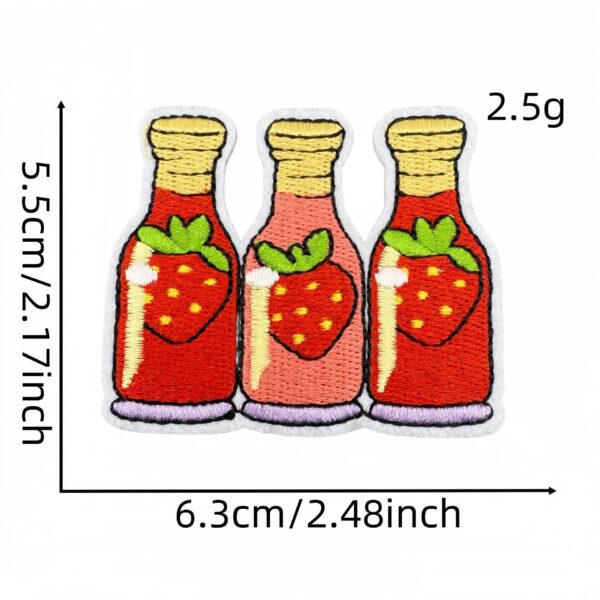 oly-127fa26ee48246008892b605c2ff199f Wholesale Cartoon Strawberry Embroidered Iron-On Patch for Clothing Decoration DIY Fashion Accessory