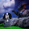 Wholesale Resin Miniature Halloween Ornaments, Skeleton Clown Bat DIY Decor, Resale Accessory