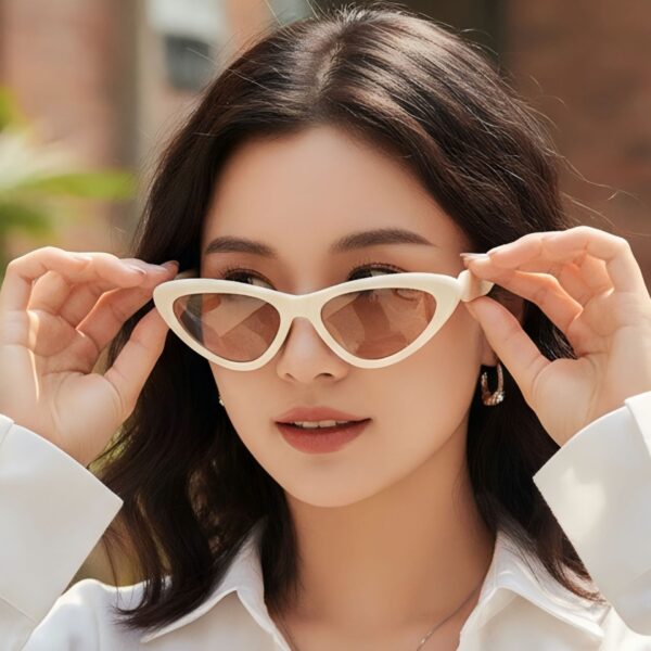 oly-12a5ce93f8a9f15f501e7305ab4f93a5 Wholesale Retro Cat Eye Sunglasses UV400 Gray Lens Black Frame Fashion Accessory