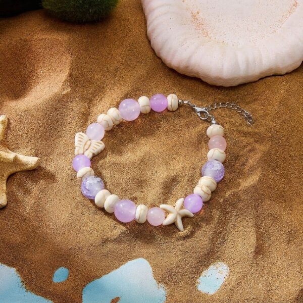 Wholesale Natural Shell Crushed Stone Beaded Bracelet Bohemian Women's Fashion Jewelry Accessory Gift