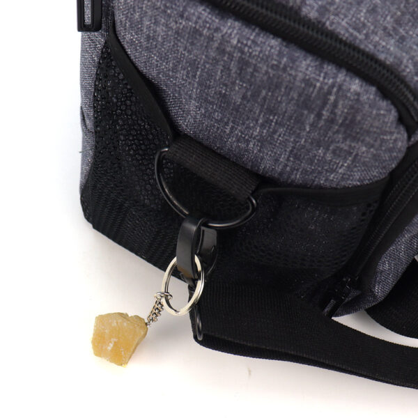 oly-12c9f194723df86aa645d42a9fea5de1 Wholesale Tiger Stone Crystal Keychain Pendant Pastoral Style Handmade Metal Decorative Accent Boutique Resale