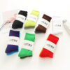 oly-12e98698aee2c976f1fcb02e7ab58f5f Wholesale Solid Color Mid Calf Cotton Socks Everyday Wear Fashion Accessory for Men and Women