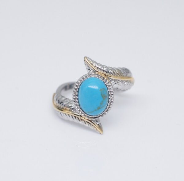 oly-12edbb2b450393ca301ad783821509e5 Wholesale Silver Feather Ring - Chic Wedding Gift Accessory for Resale