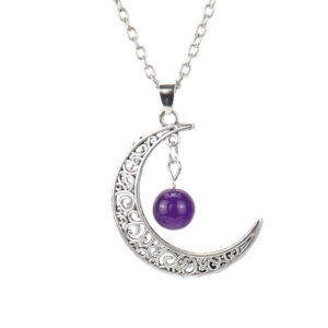 Amethyst + chain