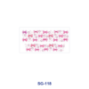 Wholesale 8pcs Minimalist Floral 3oz Tumbler Stickers Wrap