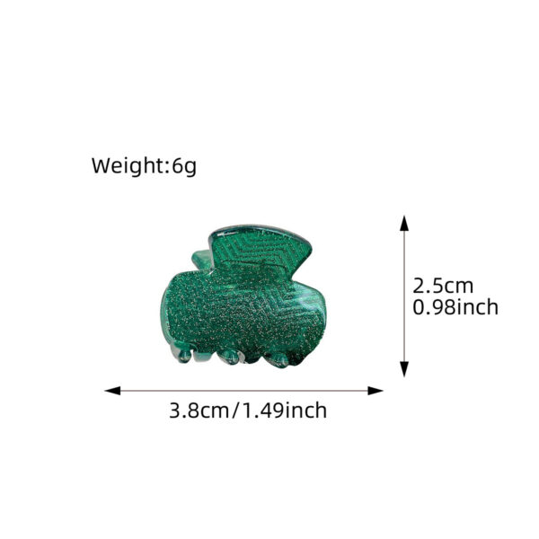 oly-133a14e74eaffaefa8aec65cb9e1f3c0 Wholesale Acrylic Christmas Hair Claw Clip Striped Glitter Fashion Accessory for Women Gift Boutique Resale