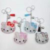 Wholesale Korean Velvet Cat Bag Charm with Tassels and Two Tone Rhinestones Wedding Gift for Women