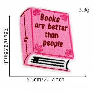 Pink book cloth sticker 3#