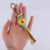 oly-1365e4b4f2a5156cae3810774dc4f6da Wholesale Handmade Crochet Flower Keychain Beige Cotton Rope Korean Style Graduation Gift