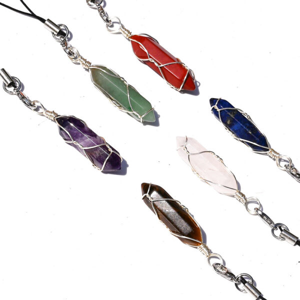 oly-137d11d8e5d85c926abc6fe6d81739f3 Wholesale Hexagon Amethyst Crystal Keychain Fashion Accessory for Daily Use