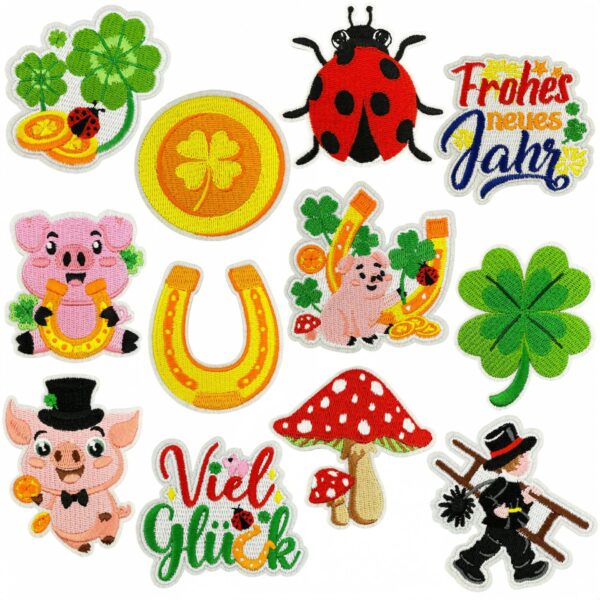Wholesale Cartoon Holiday Pig Embroidered Patch Trendy DIY Accessory for Clothing & Bag Decoration