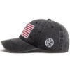 Wholesale USA Flag Embroidered Washed Cotton Retro Baseball Cap Trendy Sun Protection Fashion Accessory Gift