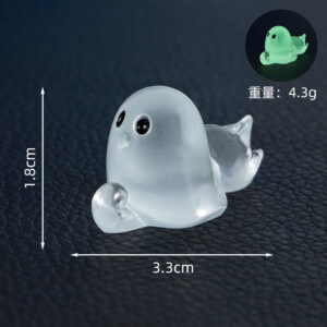 Broom ghost-transparent luminous