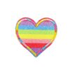 Wholesale Decorative Love Rainbow Cartoon Embroidered Patch Iron-on Applique for DIY Clothing Accessories