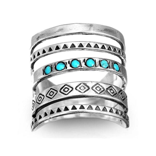 oly-13d6d07ddb381b557ceffdd455014a2d Wholesale Bohemian Carved Ring Hollow Turquoise Plated Alloy Jewelry Accessory Gift Wedding Boutique Resale