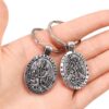 Wholesale Retro Saint Michael and Saint Christopher Metal Keychain Pendant Fashion Accessory Gift