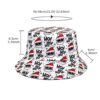 oly-13e1e607acd801412f6e52c945a82a43 Wholesale Stylish Christmas White Fisherman Hat Sunscreen Double Sided Fashion Accessory