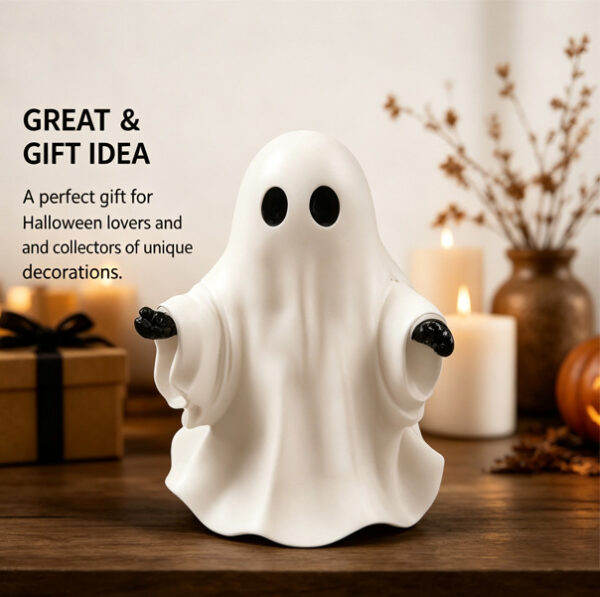 Wholesale Resin Ghost Halloween Figurine Decorative Home Decor Gift for Birthday Party