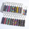 Wholesale Alloy Rhinestone Perfume Bottle Keychain Pendant, Creative Gift for Women