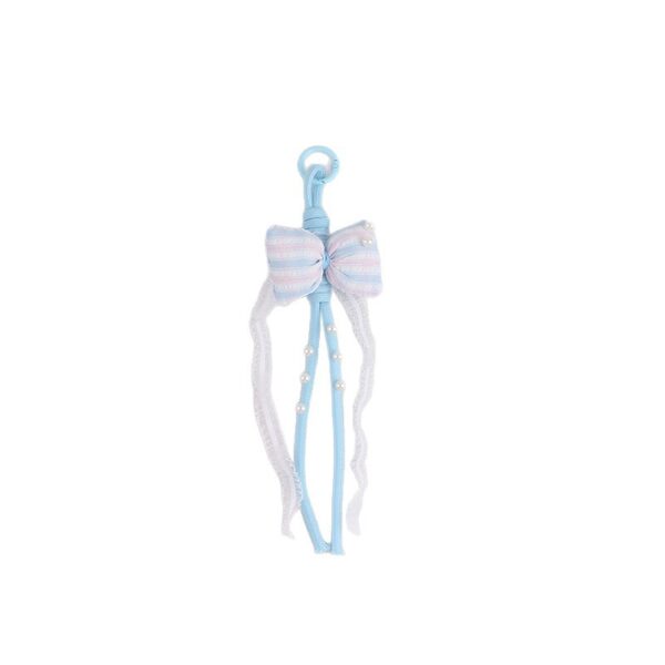oly-141cd8285d5b2af169277f6e359f3769 Wholesale Pearl Bow Keychain Lolita Style Pink Beaded Charm for Bag Phone or Car Key Resale Gift