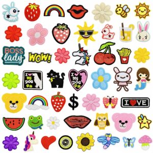 Cartoon cloth stickers set of 50 pieces