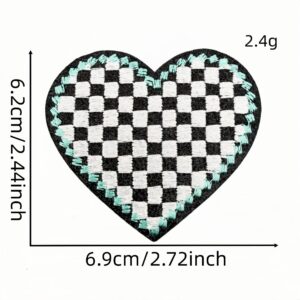 Turquoise denim patch 11#