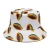 Wholesale Trendy Papaya Pattern Bucket Hat Reversible Sun Protection for Outdoor Casual Wear
