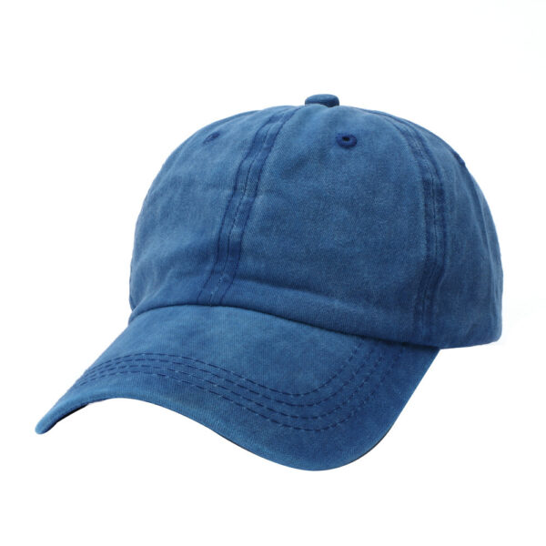 oly-1447a091a8e18b20edc51bfa59610f22 Wholesale Washed Denim Baseball Cap Adjustable Purple Windproof Summer Fashion Accessory
