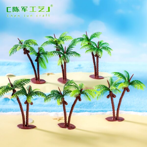 Wholesale Beach Themed Artificial Double Coconut Tree Decoration PVC for Home Decor or Party