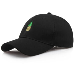 oly-1474f0c14cc58197931f2b9f980d190a Wholesale Embroidered Baseball Cap with Pineapple Design, Casual Summer Hat for Adults