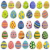 Wholesale Cartoon Party Embroidered Easter Egg Iron-On Cloth Patches Decorative Stickers for Resale
