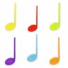 Wholesale Stylish Musical Note Embroidered Patch Iron-On DIY Clothing Accessory