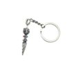 Wholesale Silver Vajra Metal Pendant Keychain for Everyday Use