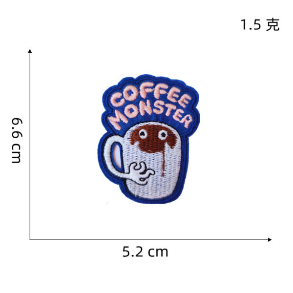 oly-14787700ab59ea7ac425833aaef64f97 Wholesale Colorful Little Monster Embroidered Patch DIY Fashion Accessory Gift