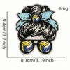 oly-1483d7d39b5a53ba16d1d69ada8d2ca4 Wholesale Volleyball Sports Patch - Cartoon Embroidery with Glitter, Decorative Iron-On Patch for Clothing Accessory