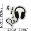 oly-1494a5e2fb05f3f5727bbeb8d7dff561 Wholesale Polyester Thread Embroidered Patch Musical Note Decorative Accent for Clothing Repair and DIY