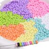 oly-149a54d17dca276a9e3c17bfdc455558 Wholesale Acrylic Macaron Peanut Beads DIY Phone Strap Bag Charm Accessory Red Electroplated Light Luxury Style for Resale