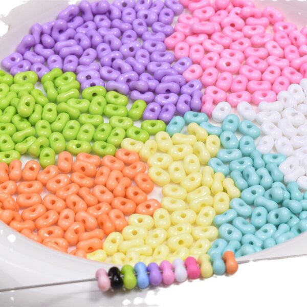 oly-149a54d17dca276a9e3c17bfdc455558 Wholesale Acrylic Macaron Peanut Beads DIY Phone Strap Bag Charm Accessory Red Electroplated Light Luxury Style for Resale