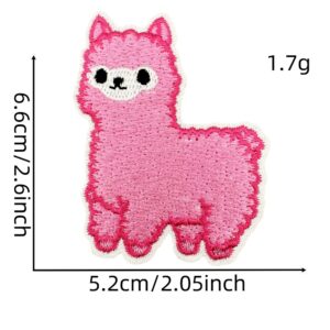 Pink cartoon cloth sticker 16#