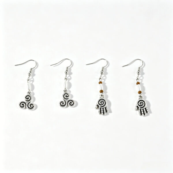 Wholesale Zinc Alloy Spiral Ear Hooks Retro Boho Jewelry Accessory for Women