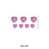 Wholesale 8pcs Retro Wild Floral 3oz Cup Stickers Wrap OLY Exclusive