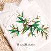 Wholesale Polyester and Cotton Embroidery Patch - Green Small Size, Decorative Accent for Clothing, Boutique Resale