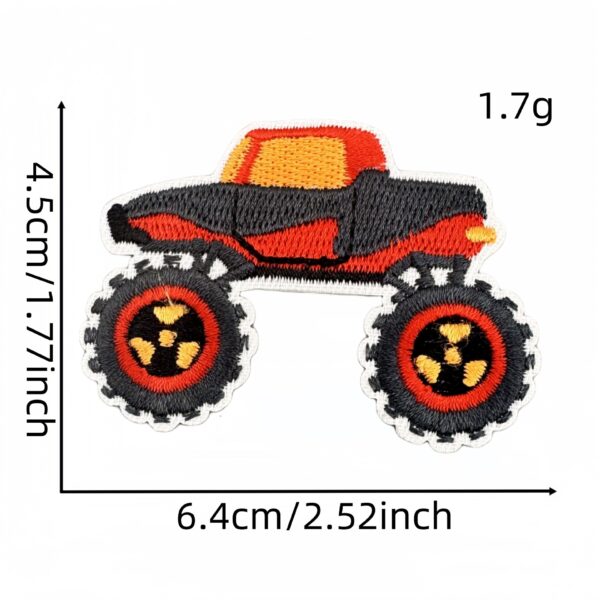 oly-14d53cc9331b3c8bde331c90bd45e742 Wholesale Cartoon Off-Road Vehicle Embroidered Patch Fashion Accessory for DIY Decoration Boutique Resale