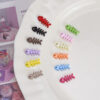Wholesale Colorful Spray Paint Fish Bone Pendant DIY Charm for Jewelry Making Fashion Accessory