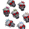 oly-14f56faf0e5c469bddbd0bc271b304e1 Wholesale Skull Crown DIY Beads Decorative Accessory Gift for Keychain Phone Chain