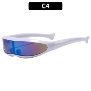 C4-white frame blue mercury
