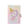oly-155f98b8fc7044b087a8c4fa64981e65 Wholesale Cartoon Unicorn Plush Notebook with Lock Gift Diary for Children